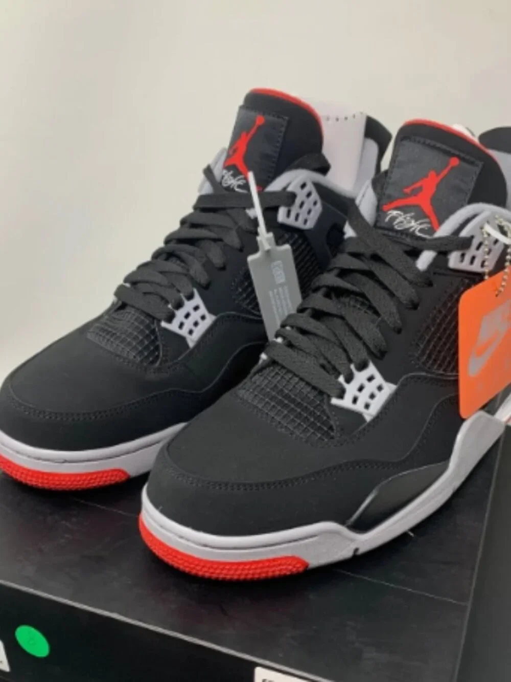 Nike Air Jordan 4 Bred OG Retro Red Black Men’s Shoe